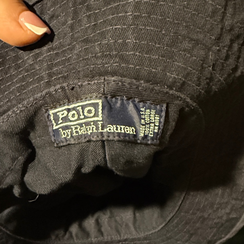 Polo Navy Blue Bucket Hat - Picture 2 of 4